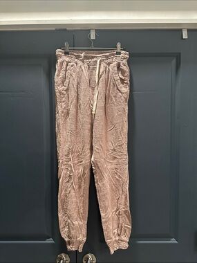 Ocean Drive Blush Pink Drawstring Jogger pants